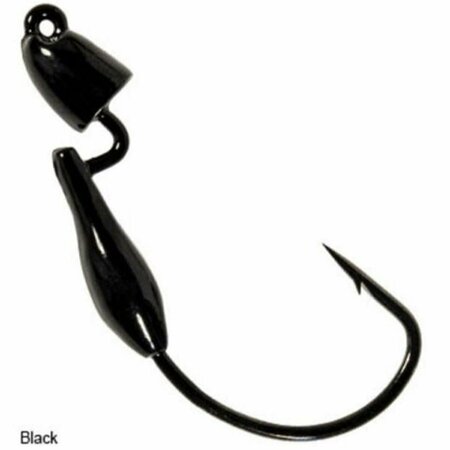 Z-MAN 4 & 0.375 oz Black Pro Bulletz Jig Head, 3PK P4H38-02PK3